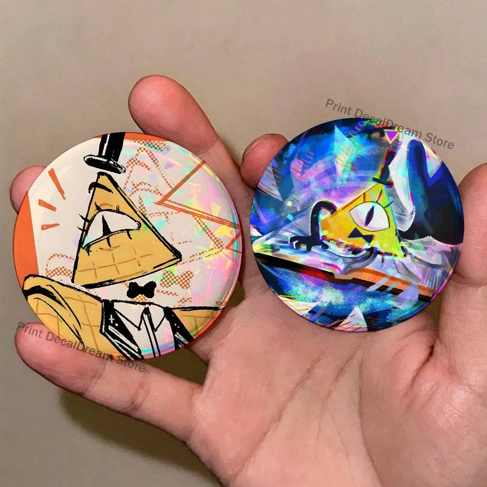 Cipher The B-Book Of B-Bill Badges Creative Tinplate Button Pins Brooch Creative Quotes Badge Clothes Backpack Jewelry Gift