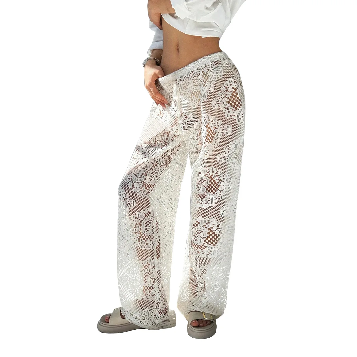 2025 autumn new product speed sales hot-selling model temperament elegant loose European and American casual pants women cw89473