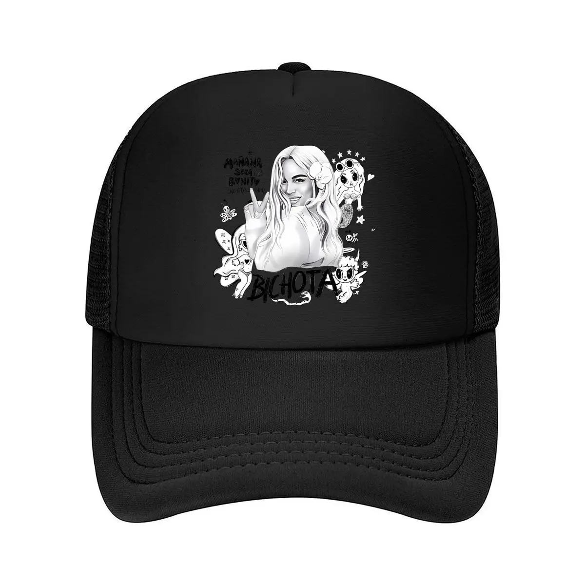 

Bichota Mermaid Playful — вдохновленная сетчатой бейсбольной кепкой в стиле поп-культуры