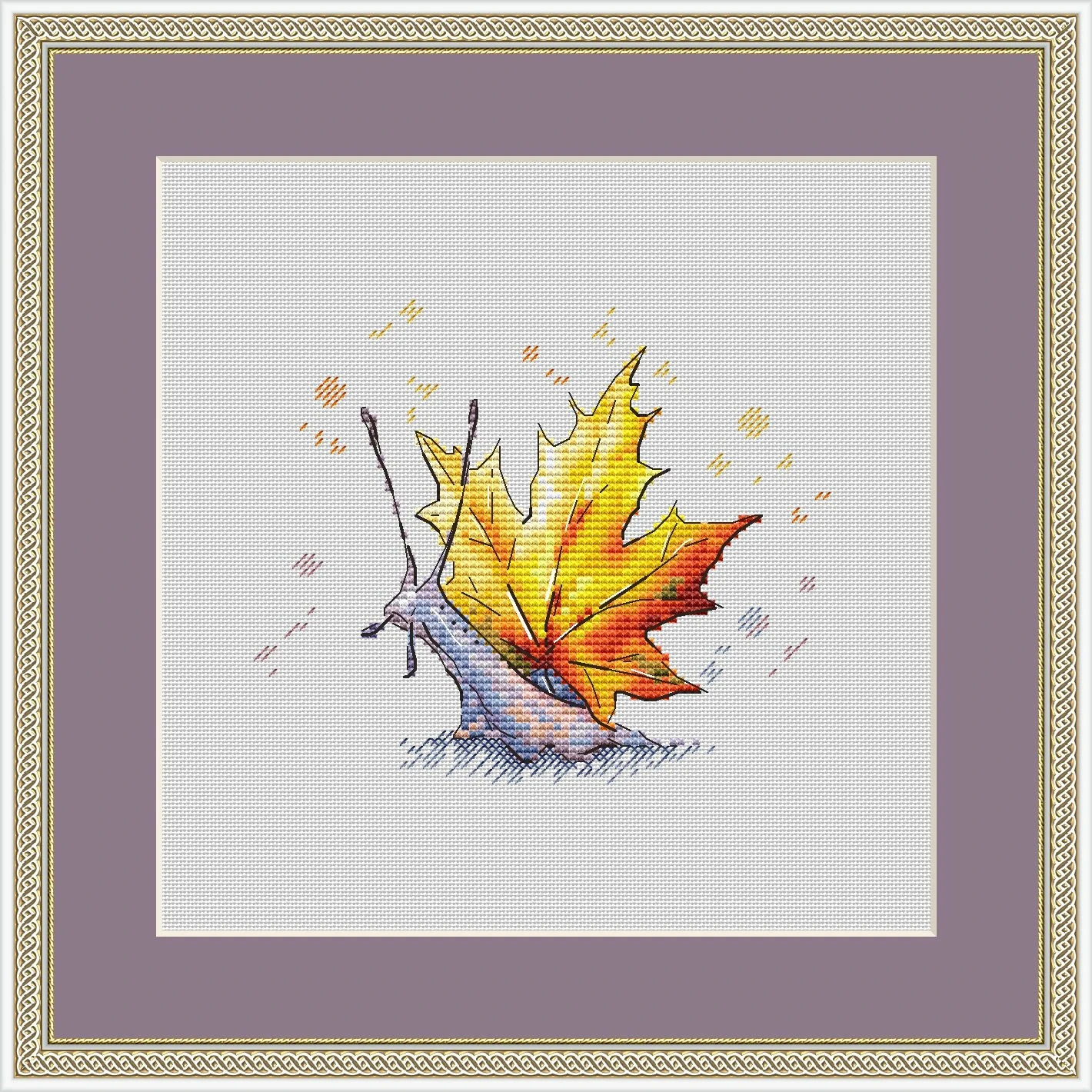 

Простой набор для вышивания крестиком с мультяшными животными Le Snail A35, схема DMC, 28CT, для домашнего текстиля, легкая печать