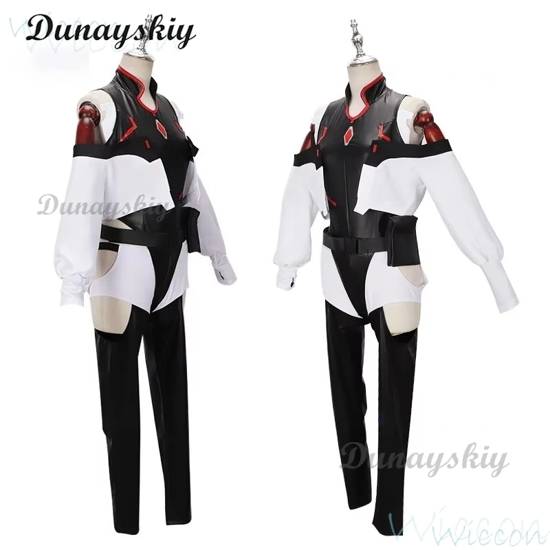 Gra Cyber Lucy punk kostium Cosplay Anime seksowne kobiety body kombinezon Lucy peruka do odgrywania ról jednolite ubrania na Halloween