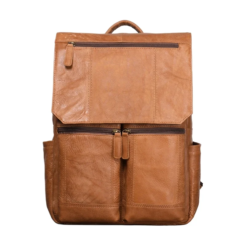 

Backpack in Vintage Distressed Suede Leather with Large Capacity for Travel Laptop Business Carry On Unisex Outdoor