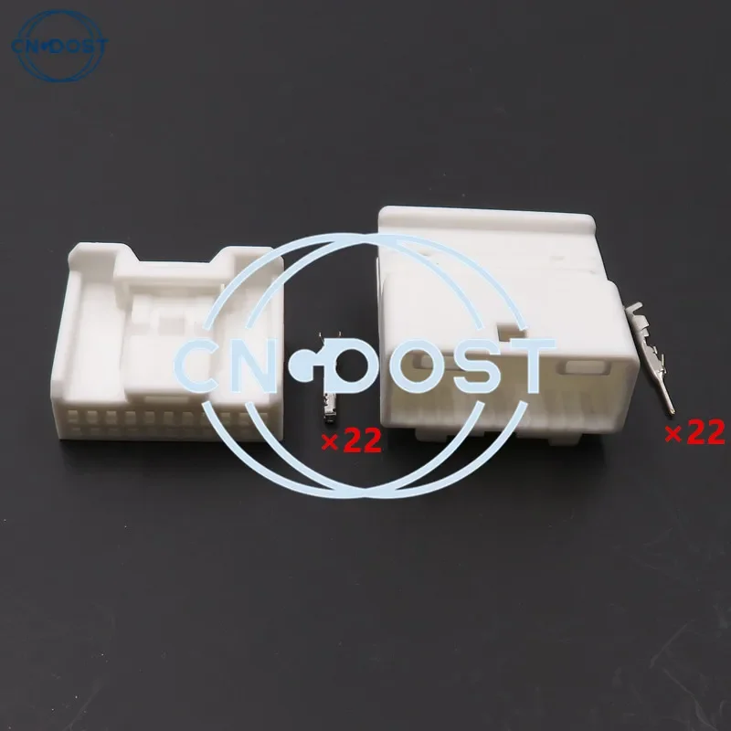 22 Pin 0.7mm Auto Navigation Reversing Mirror Wire Connector Car Audio Cable Plug AC Assembly For Nissan 6098-3885 7283-4578