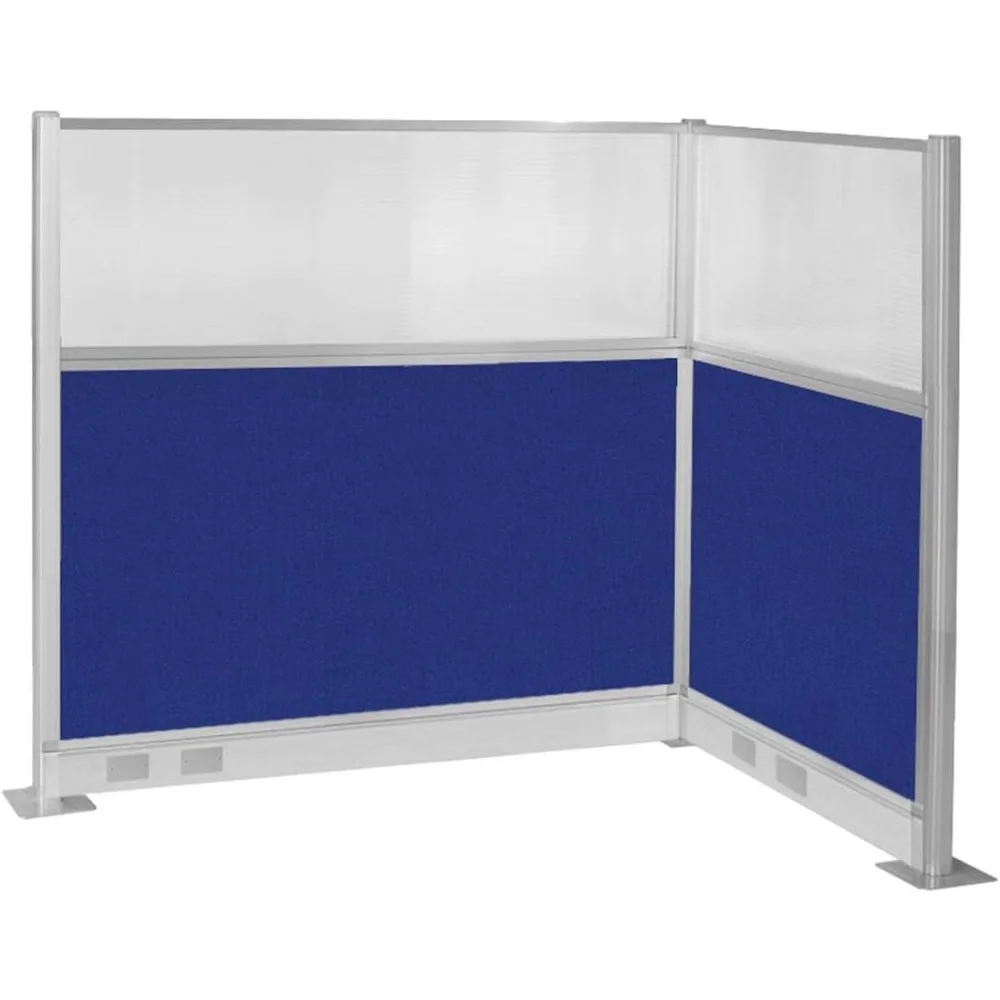 Pre-Configured Hush Panel Electric Cubicle | Workstation Divider Walls | Cubicle Privacy Panels | Office Partition Walls