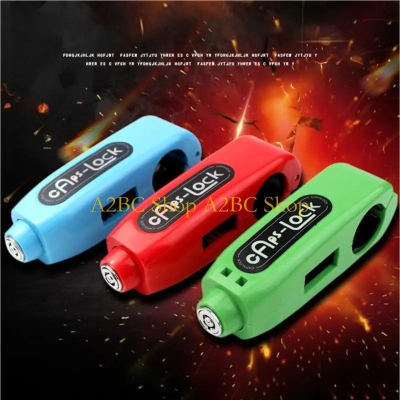 A2BC Motorcycles Handlebar Lock Grips Heavy Duty Anti-Theft Locking Device for Handlebar & Throttle Universal for Scooter ATV