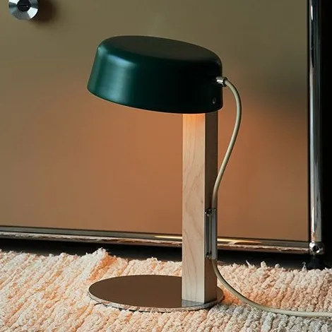 Lampu, lampu meja, pengisian daya kamar tidur sederhana dan peredupan di samping tempat tidur