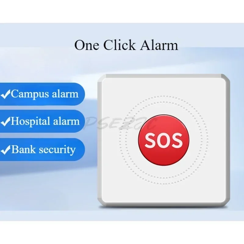 One Click Distress Alarm Wireless Remote NB Button School Hospital Bank Emergency Alarm Management System