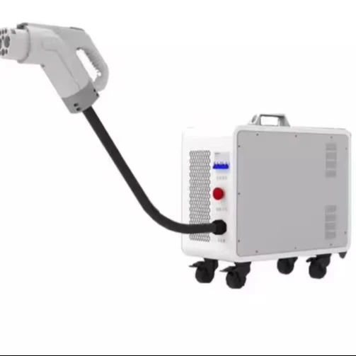 Movable Portable DC Fast Charger for EV 7kw 20kw 30kw 40kw Portable EV-Car Station New Condition APP OCPP1.6 Chademo GBT CCS2
