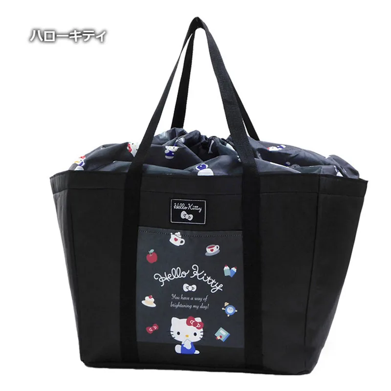 Sanrio Hello Kitty Handbag Cartoon Cute Kuromi Cinnamoroll Kawaii Shoulder Bag Traveling Bag High-capacity Shopping Bag Gifts