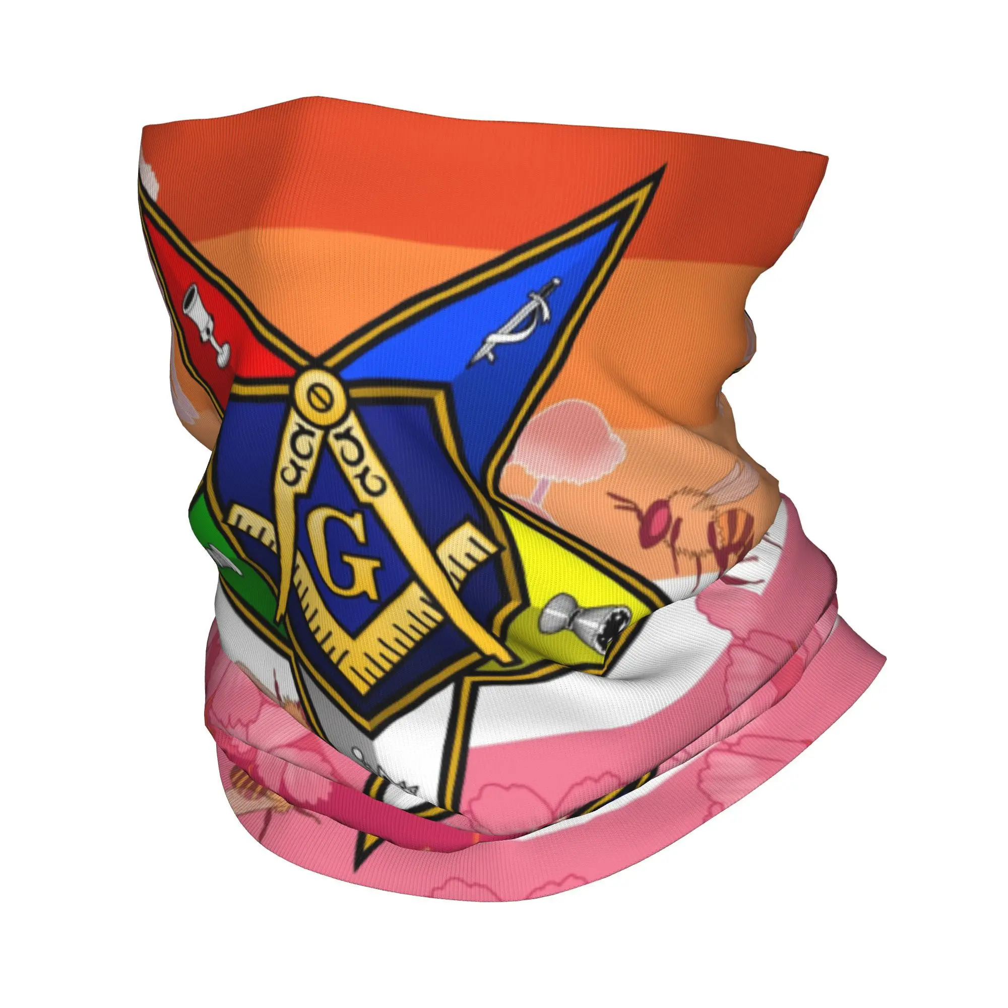 طلب مخصص للنجمة الشرقية Cottagecore مثليه فخر العلم باندانا الشتاء الرقبة التفاف وشاح الوجه للتزلج LGBT الجراب عقال