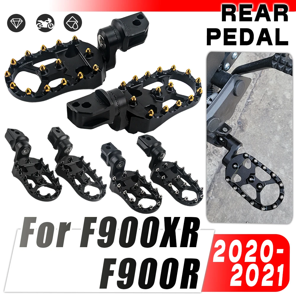 For BMW F900R F900XR F900 R F 900XR Motorcycle Rear Footrest 360 Degree Adjustable Foot Pegs Rotatable FootPegs Rest