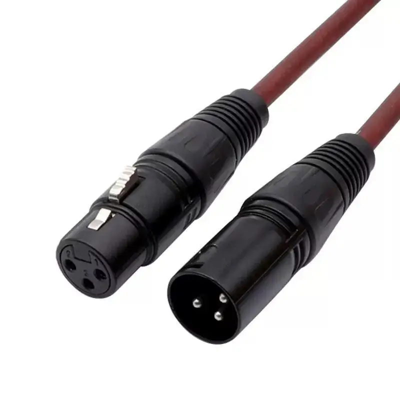 1 Piece 0.5/1/1.5/3/5m/10m DMX Cable 3-Pin Signal Connection DJ Stage Lights Parts For LED Par Wash Moving Head Spot Lighting