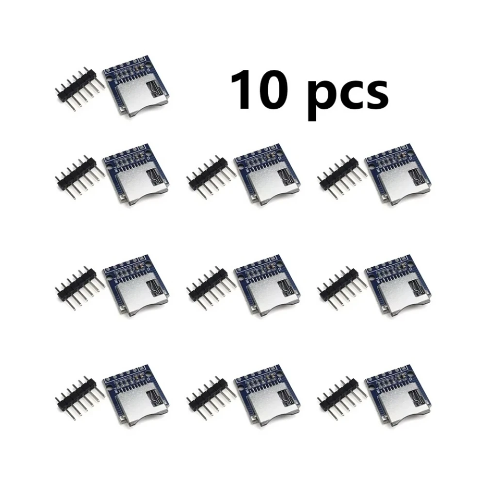 5 -50 Pcs Micro SD Storage Expansion Board Mini Micro SD TF Card Memory Shield Module With Pins for Arduino