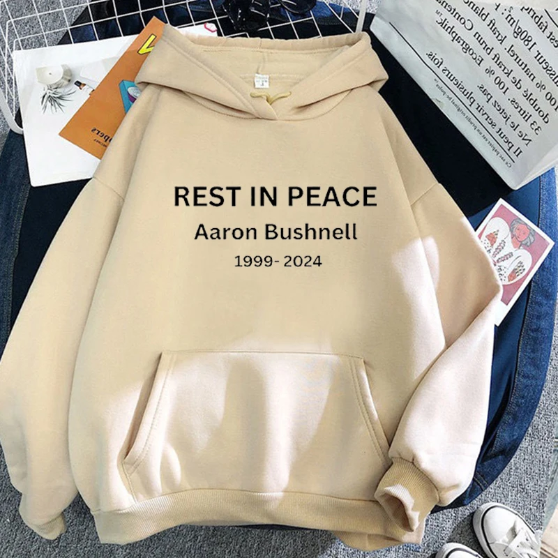 

Aaron Bushnell Printed Sweatshirts Fleece Hoodies Long Sleeve Hoody Male Female Y2k Hoodie Autumn Winter Fashion Casual Clothes