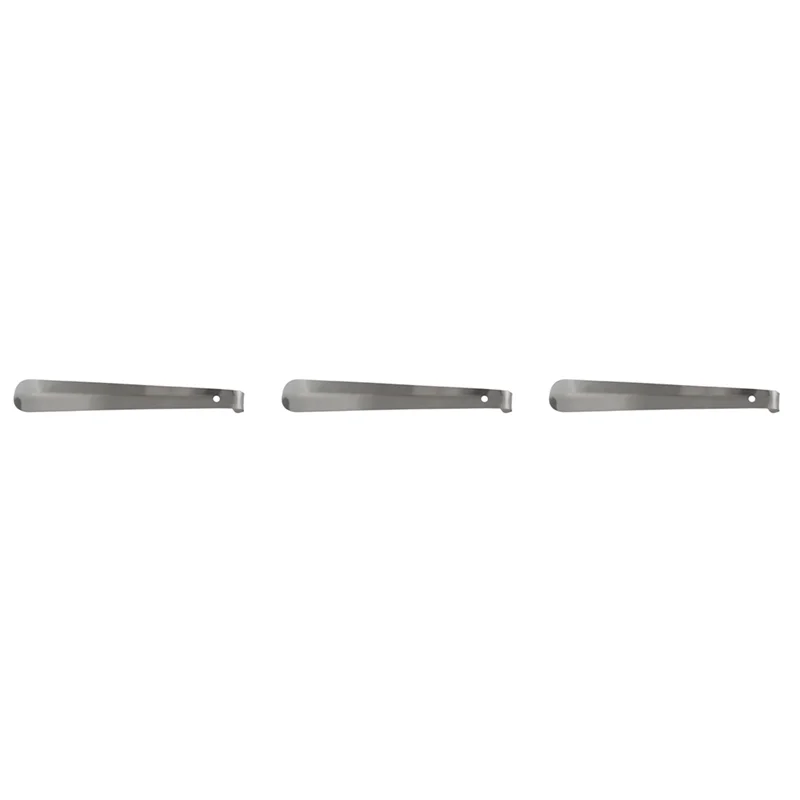 

FX-3X Stainless Steel Extra Long Handled Shoe Horn Shoe Lifter Durable Tool Silver, 30Cm/11.8Inch