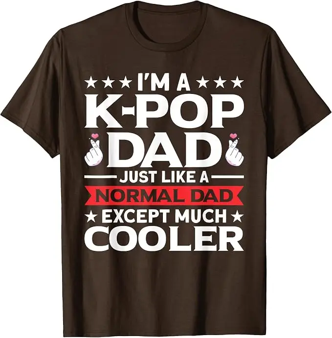 Ich bin ein K-Pop-Vater wie ein normaler Papa, nur aber noch cooler - T-Shirt Y2k Kpop Mode Herrenkleidung Humor Ehemann Cooles Spruch-T-Shirt Geschenk – Detail 11