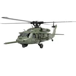 YuXiang YXZNRC F09 V UH60 Black Hawk 2.4G 6CH 3D6G System Dual Brushless Direct Drive Motor 1:47 Scale Flybarless RC Helicopter