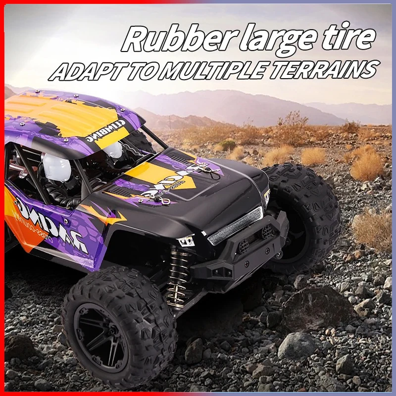 HXRC 8610 8611 1:14 55KM/H 4WD RC Car With LED Remote Control Cars High Speed Drift Monster Truck for Kids VS 144001 Toys