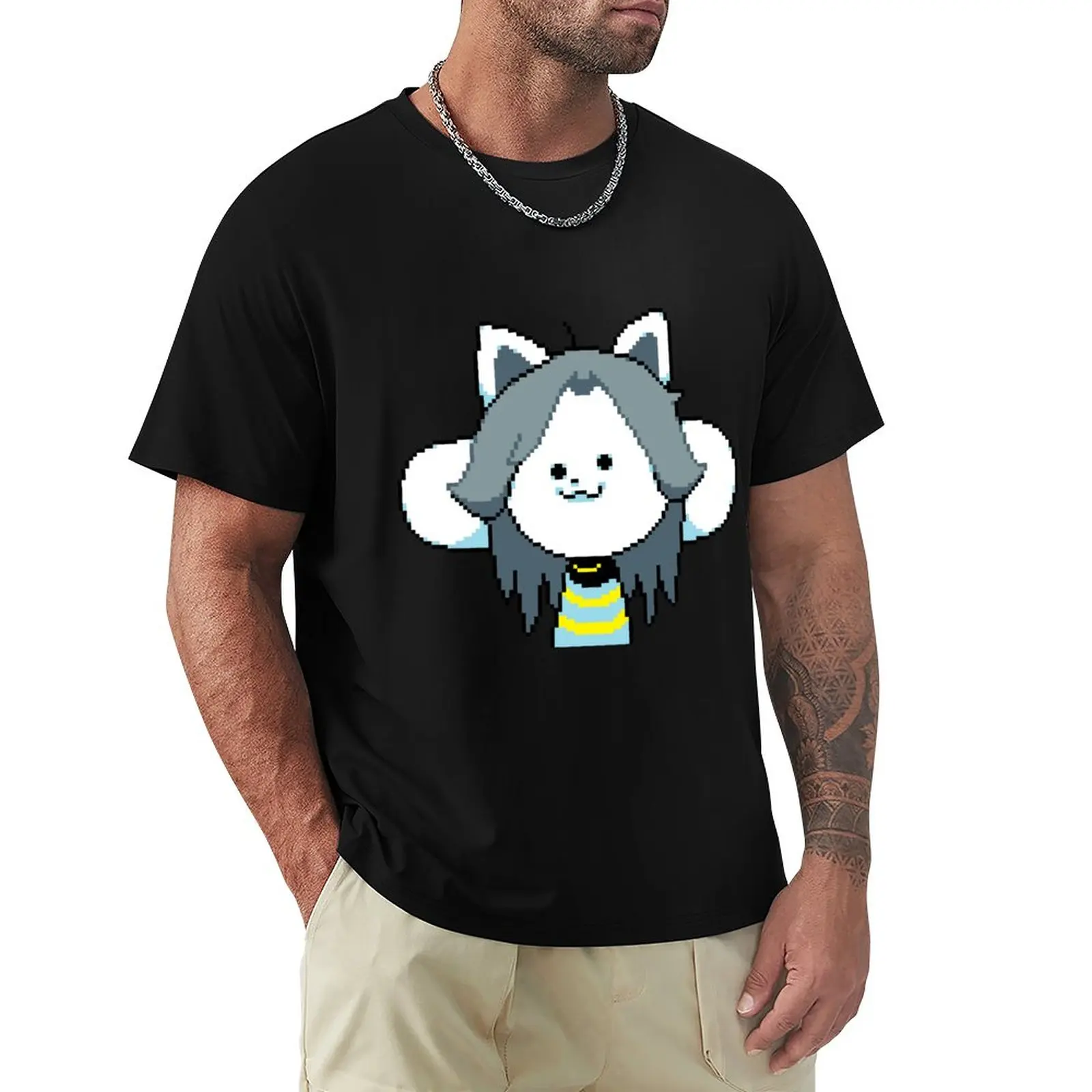 Undertale Temmie Shop T-Shirt plus size tops tees mens funny t shirts