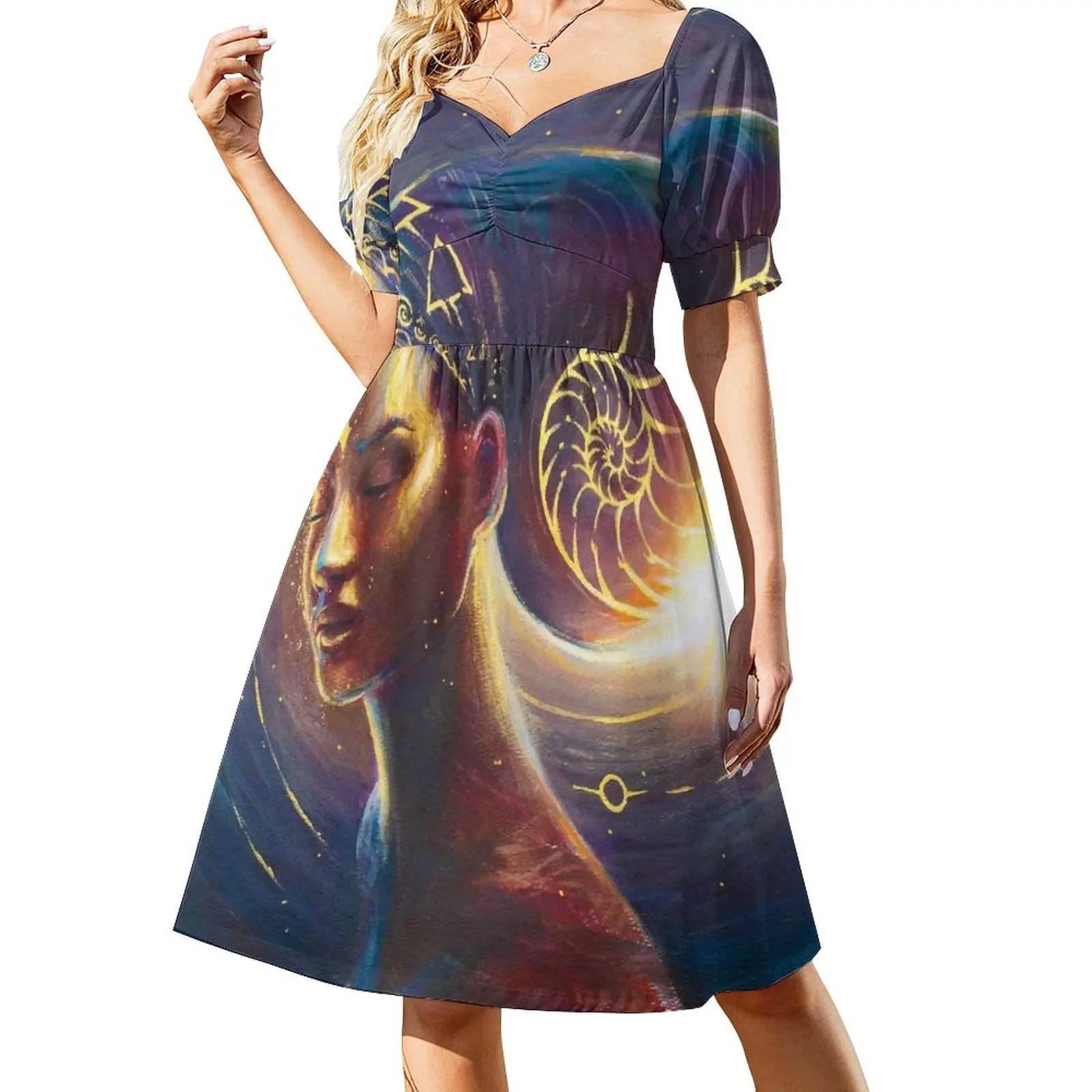 Feminine Divine/Celestial Empress Dress Woman clothing summer dress