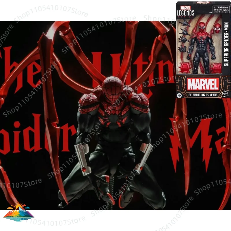 

【Spot goods】Hasbro Marvel Legends 85th Anniversary Superior Spider-Man 6" Action Figure, 100% Original Collectible Toy Gift