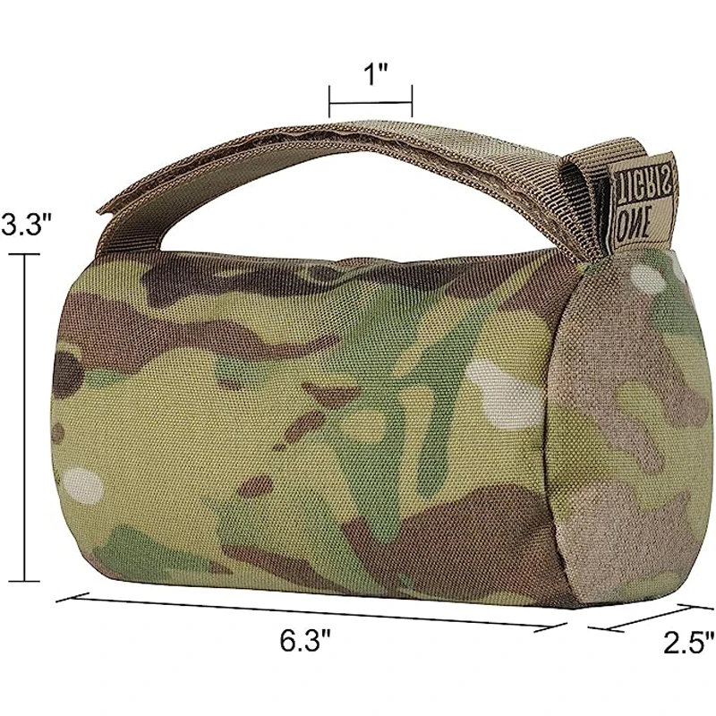 Imagem -06 - Onetigris Sniper Frente e Traseiro Shooting Bolsa Suporte do Alvo Rifle Support Sandbag Unfilled Bench Bolsa Driver Hunting Rifle Rest