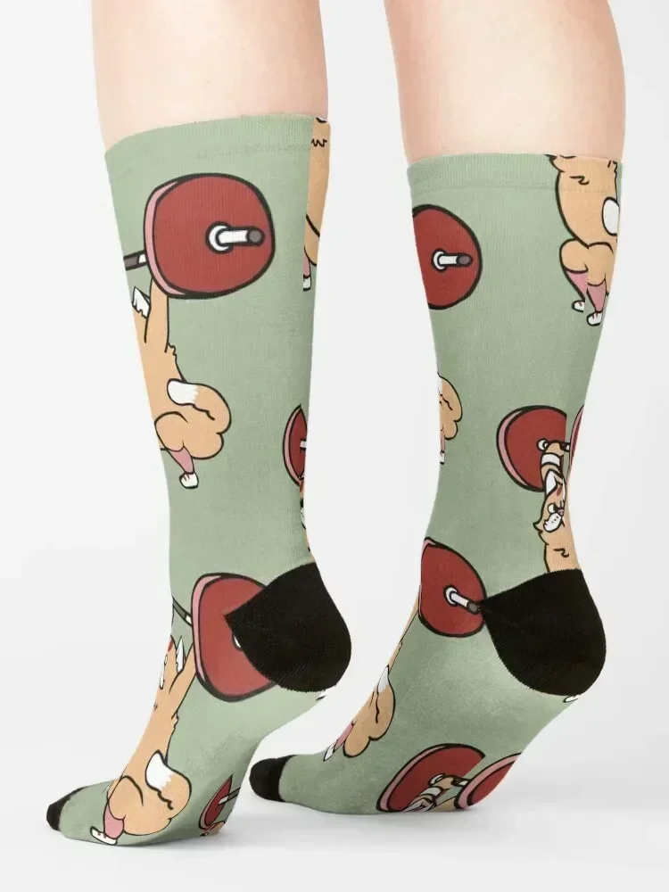 The snatch weightlifting Cat Socks Men's moving stockings sports stockings Novelties Socks For Man Women's