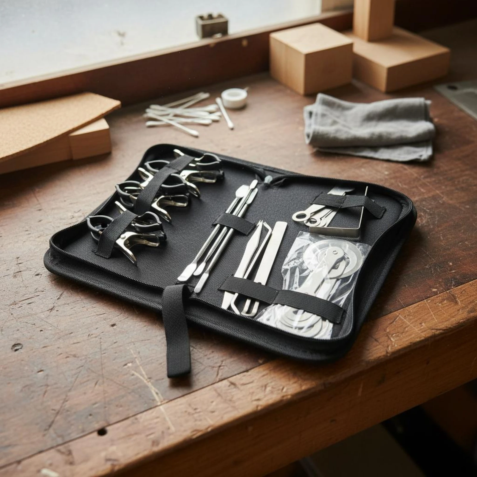 woodwind-repair-kit-elastic-straps-saxophone-pad-repair-kit-woodwind-maintenance-tools-black-instrument-care-easy-to-carry