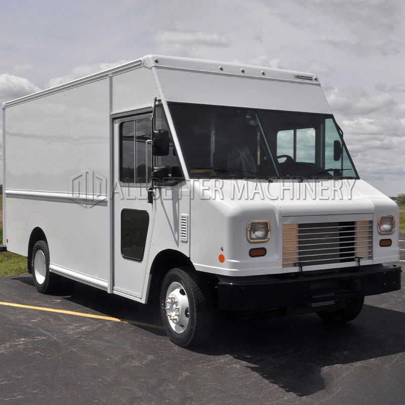 Allbetter Fully Equipped Electric Food Truck Vending Cart Ice Cream Coffee Beer Bar Mobile Kitchen Retro Food Truck for Sale USA