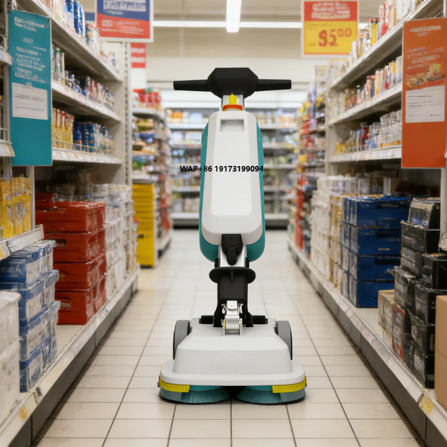 Premium Floor Scrubber Guangzhou for Office Floor Cleaning Machine Commercial Professional Tool