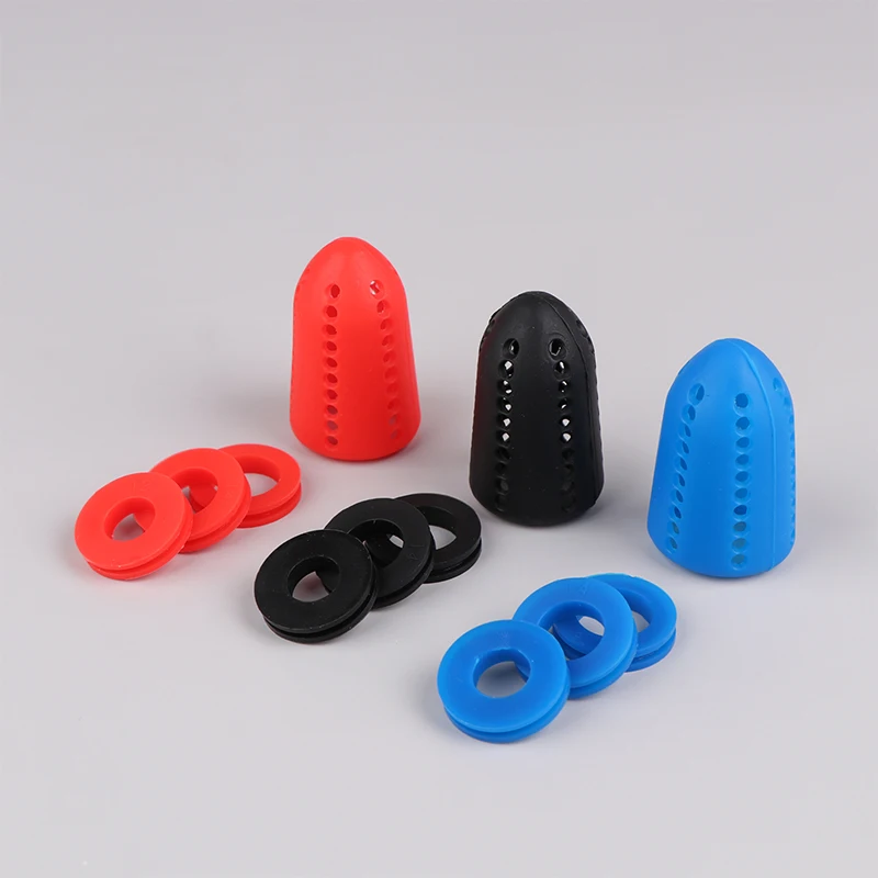 1Set Siliconen Waterpijp Demper Verstelbare Maat Chooes Uitlaat Shisha Accessoires