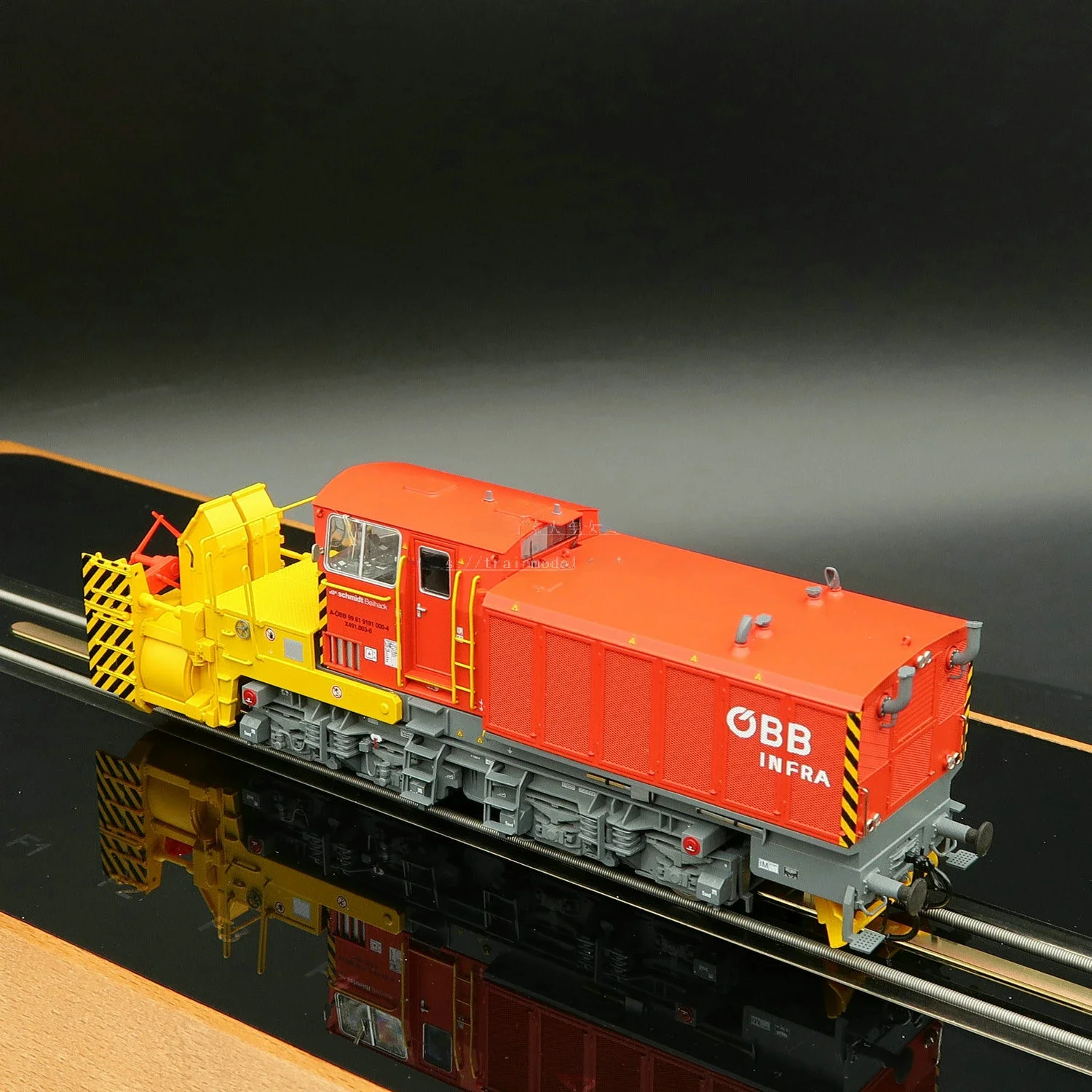 ROCO HO 1/87 Train Model 71002 Austrian Sixth Generation Snowblower DCC Digital Sound Effect Obb Rail Car Train Model Toy