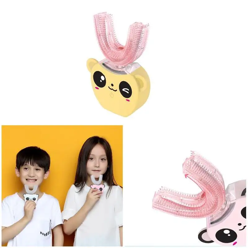 Kids Electric Toothbrush Fully Automatic Whitening Ultrasonic Silicone Toothbrush