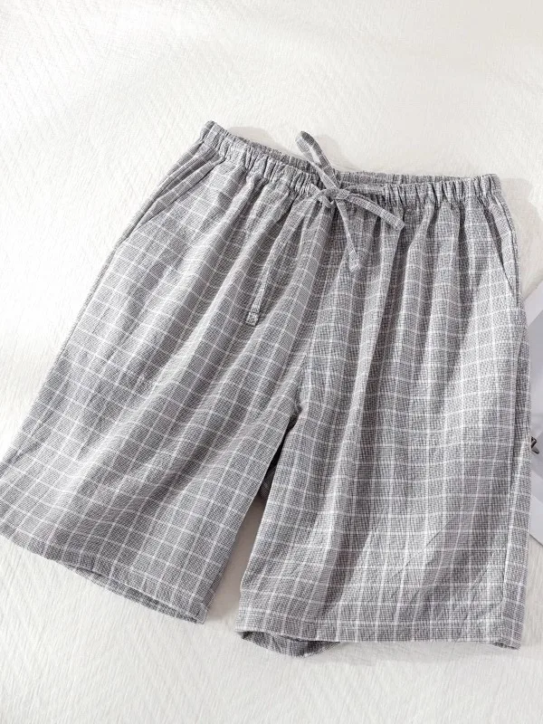 orts-de-pijama-de-aodao-puro-xadrez-fino-de-verao-calcas-soltas-para-casa-para-homens-e-mulheres-casal-roupa-casual-pa