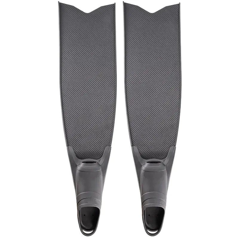 PP Blade Long Fins Free Diving Flippers Modular Rubber Foot Pockets Diving Professional Diver Equipment