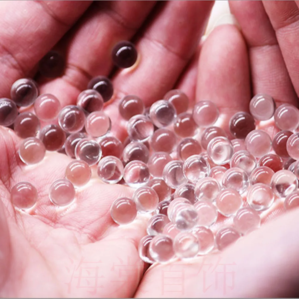 1000pcs Glass balls 4.0  4.5  5.0 5.5   7.13 mm High Quality Transparent Glass Beads