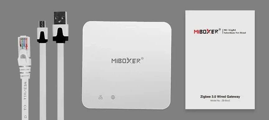 Miboxer ZB-Box2 / ZB-Box3 WiFi Smart Zigbee 3.0 Gateway Bluetooth-Compatible Mesh Multimode Support App Control Voice Control