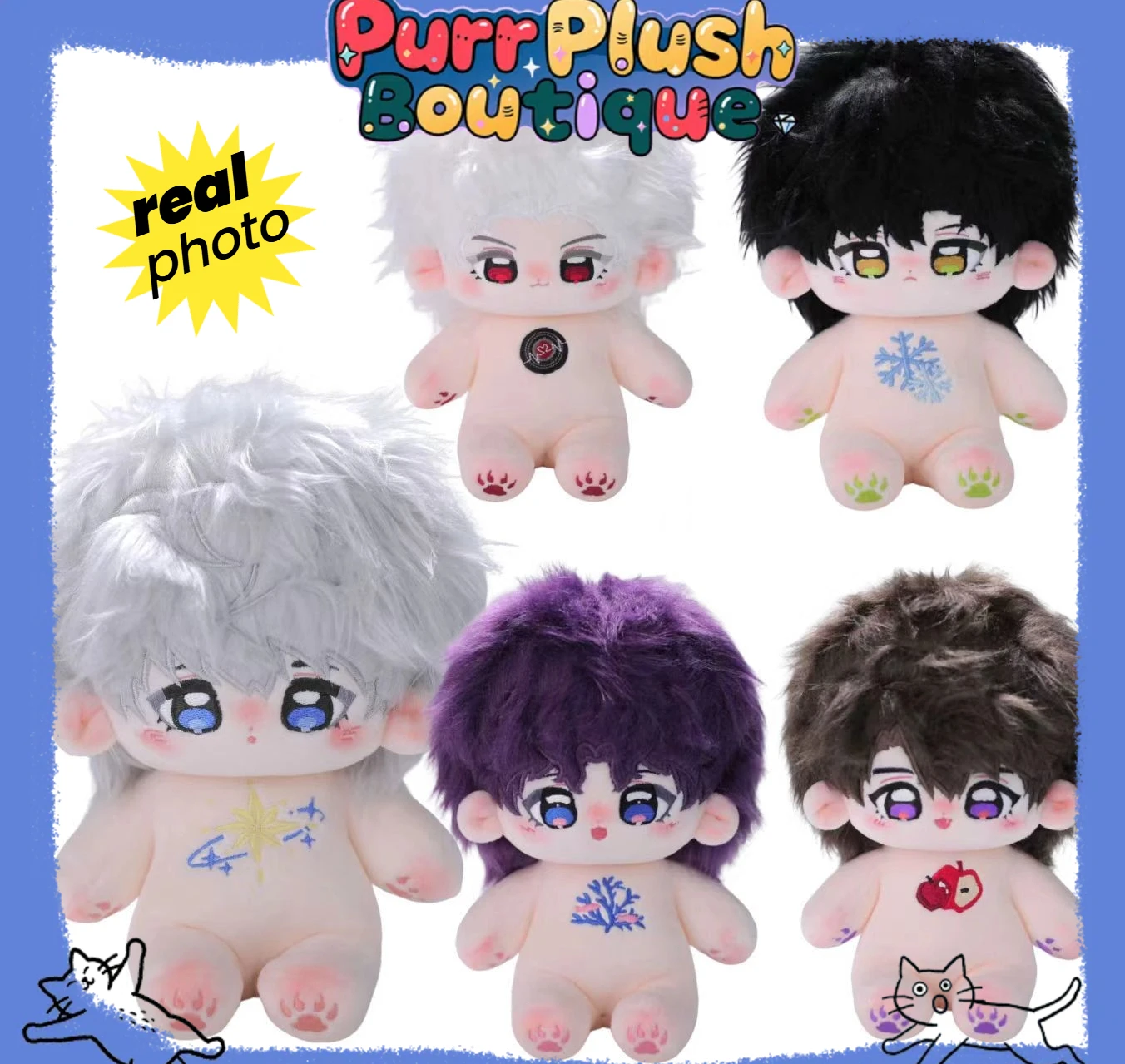 

20 см комплект Caleb Love and Deepspace, аниме, красивый мальчик, плюшевая кукла, набивка тела, одежда, хлопковые плюшевые фигурки, рождественский подарок