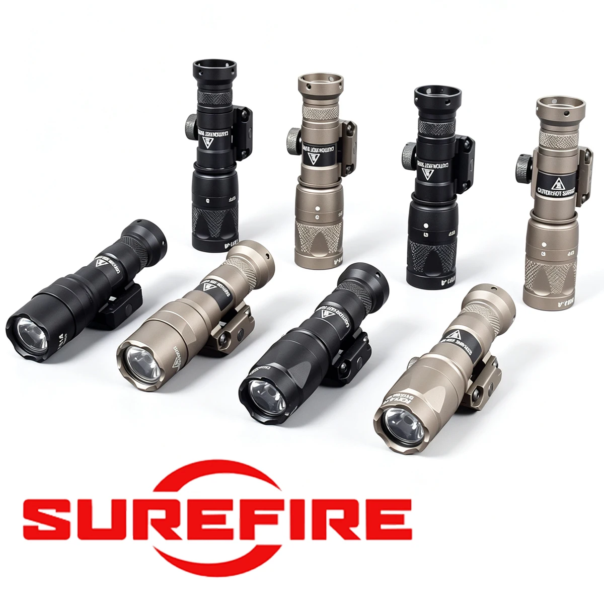 Surefire Tactical M300/M600 Flashlight With Offset Mount 20mm Mlok KeyMod Switch AR15 Scout Light Airsoft Hunting