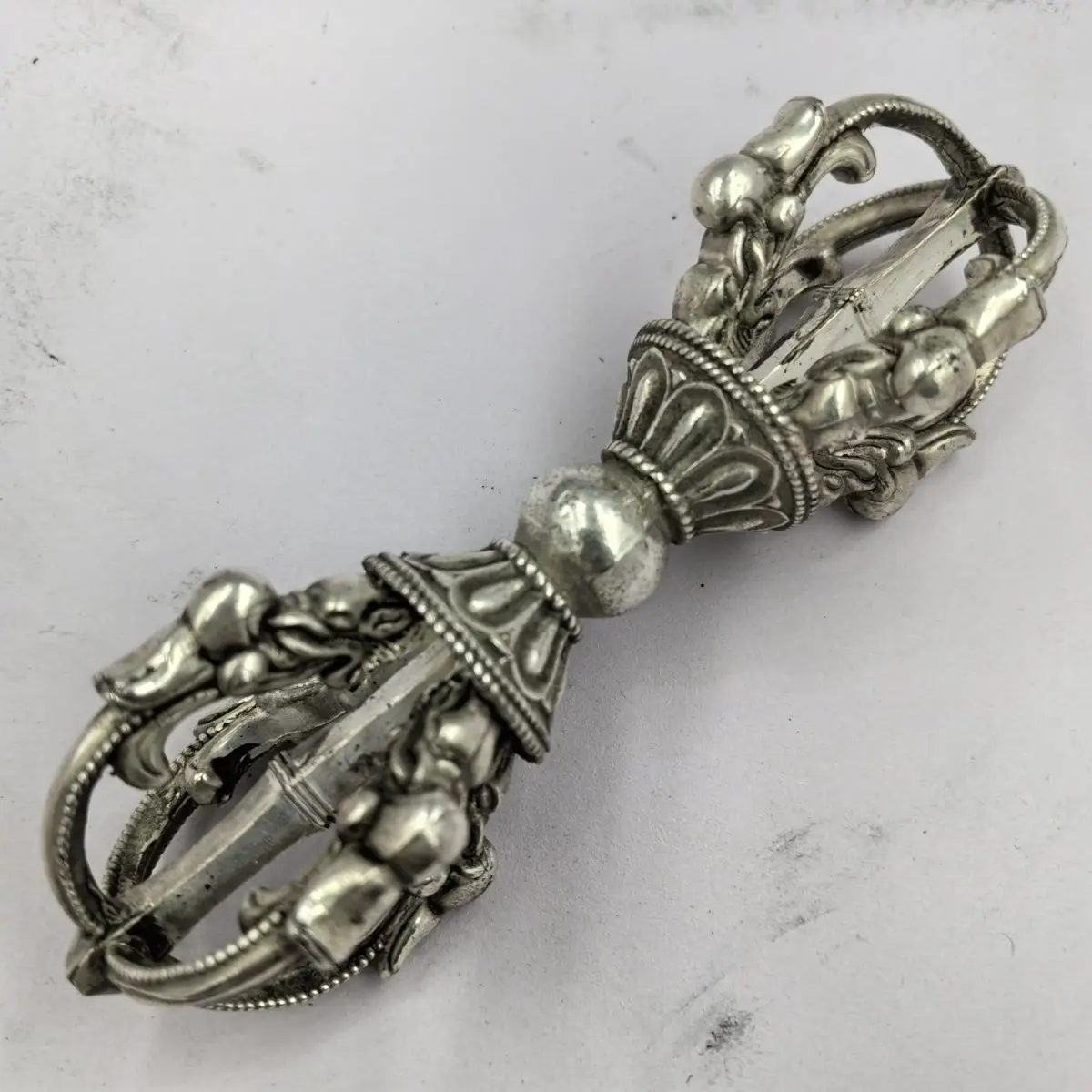 Tibetan Village Five-strand King Kong Pestle Puba Nepalese Handmade Desktop Nine-strand Demon Fighting Xizang Magic Artifact Hom