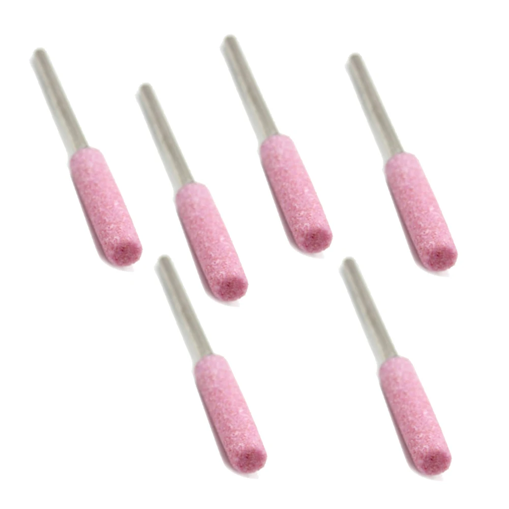 Вращающийся инструмент, шлифовальное сверло, высокая твердость, высокое качество, полировальный камень для металла, хвостовик 3 мм, 6 шт., керамика, горячая распродажа