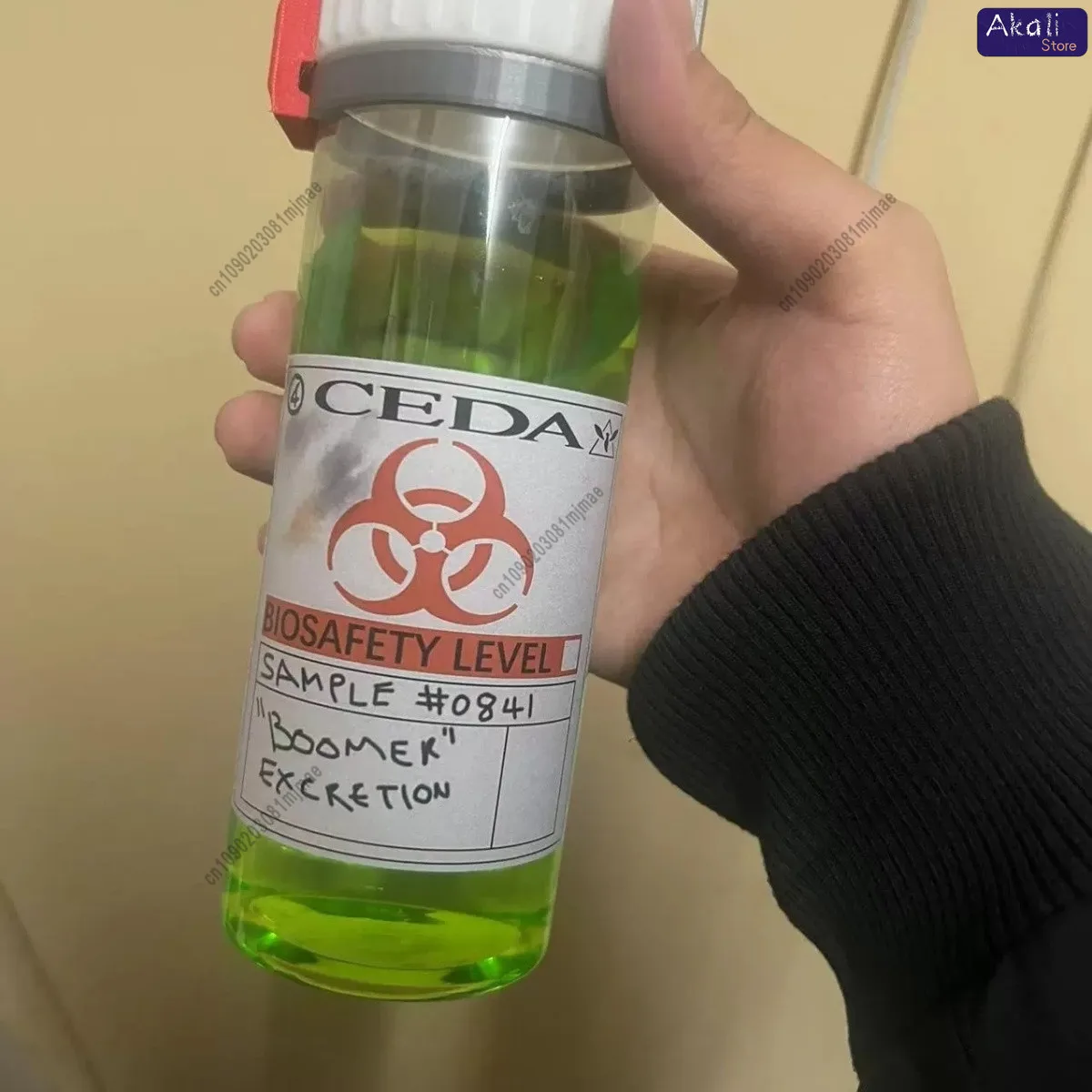 Зеленый биоэнергетический реквизит для бутылки, игровой стиль, украшение, креативный косплей, коллекционный реквизит для ролевых игр