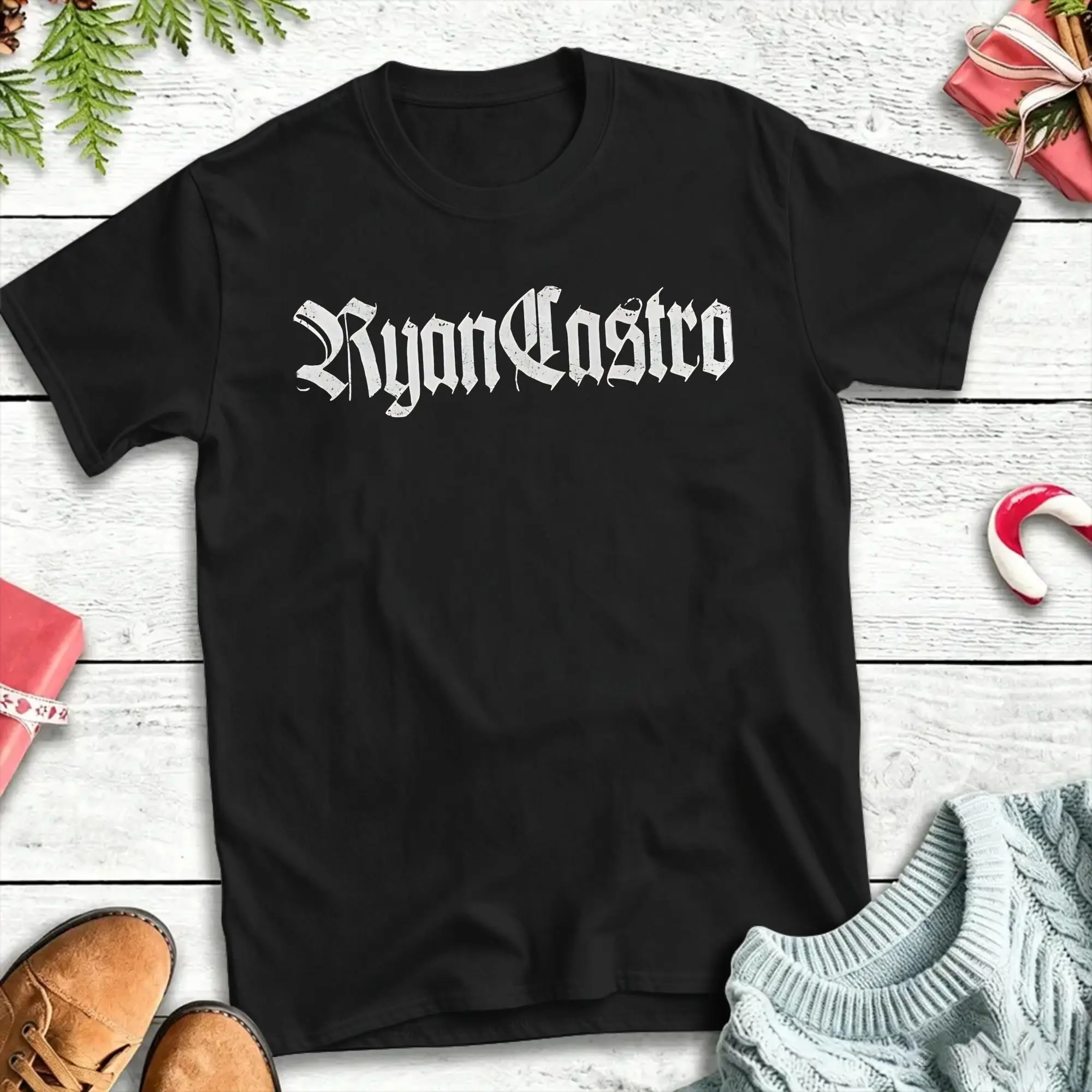 Ryan Castro singer  T Shirt Summer  Cotton T Shirts For Couple Harajuku Print Tee Shirt Short-Sleeved Classic Tees