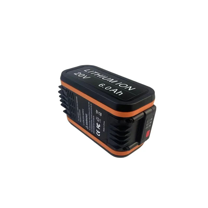 Imagem -06 - Bateria Worx-li-ion para Ferramenta Worx Wx390 Wa3572 Wx367 6.0ah 20v Carregador