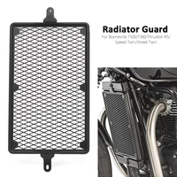 For Street Twin Speed Twin Thruxton RS Bonneville T100 T120 Black Radiator Grille Protector Cover Guard Protection Accessories