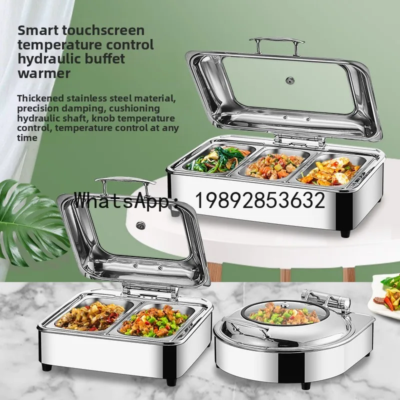 

Buffet stove, thickened stainless steel insulation stove, electric heating hydraulic hotel cafeteria breakfast soup pot
