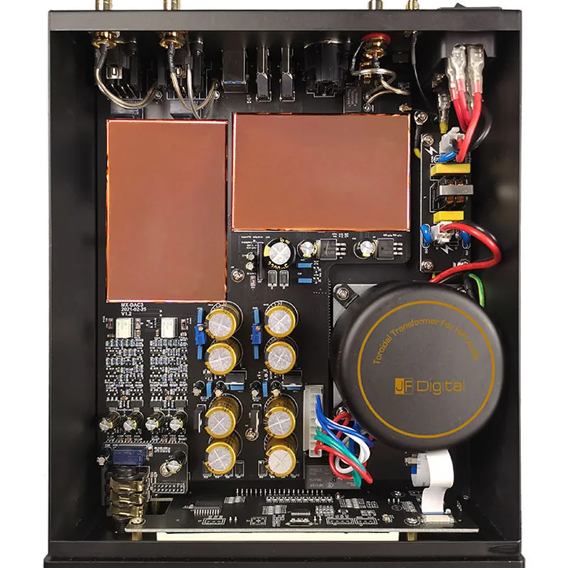 JF Numérique MX-DAC Double CS43contem* 2 + CT7302 Radiateur + Ul-tra Faible Phase Bruit Touristes Horloge 32Bit/384KHz DSDorgRadiator