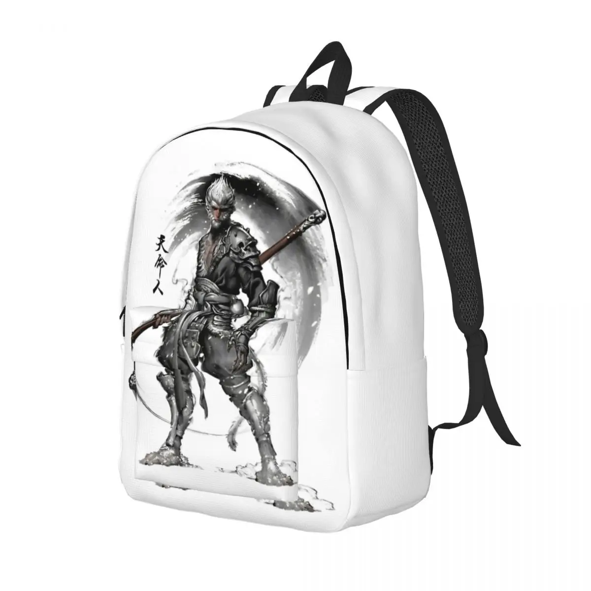 Retro Black Myth Wukong New Game Teenage Backpack Outdoor Student Hiking Travel Monkey Daypack Men Women College Shoulder Bag