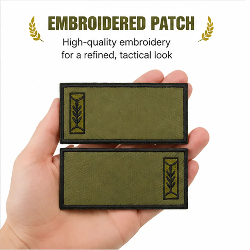 Écusson brodé tactique de moral militaire avec fixation auto-agrippante pour vêtements, sacs à dos, chapeaux et tout le reste