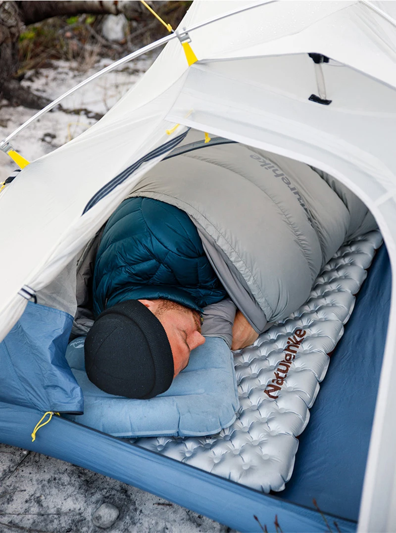 Naturehike Luftmatratzen R Value 5.8 Outdoor-Isomatte, ultraleichte Reise- und Campingmatratze, 1-Personen-Luftkissen, Wandern, Trekking – Detail 6